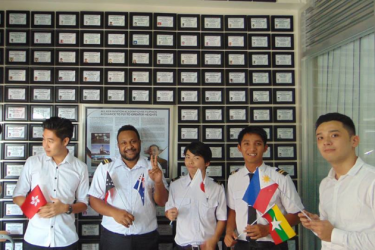 International pilot trainees at AAA Academy representing multiple countries