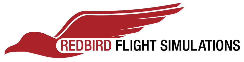 Redbird Flight Simulations logo – flight simulator technology partner of All Asia Aviation Academy