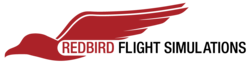 フライトシミュレーターメーカー、Redbird Flight Simulationsのロゴ
